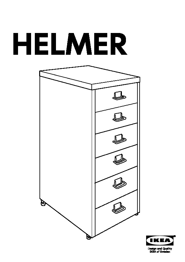 HELMER Drawer unit on castors