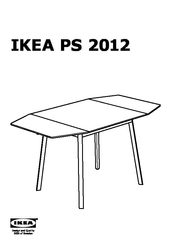 IKEA PS 2012 table à rallonge