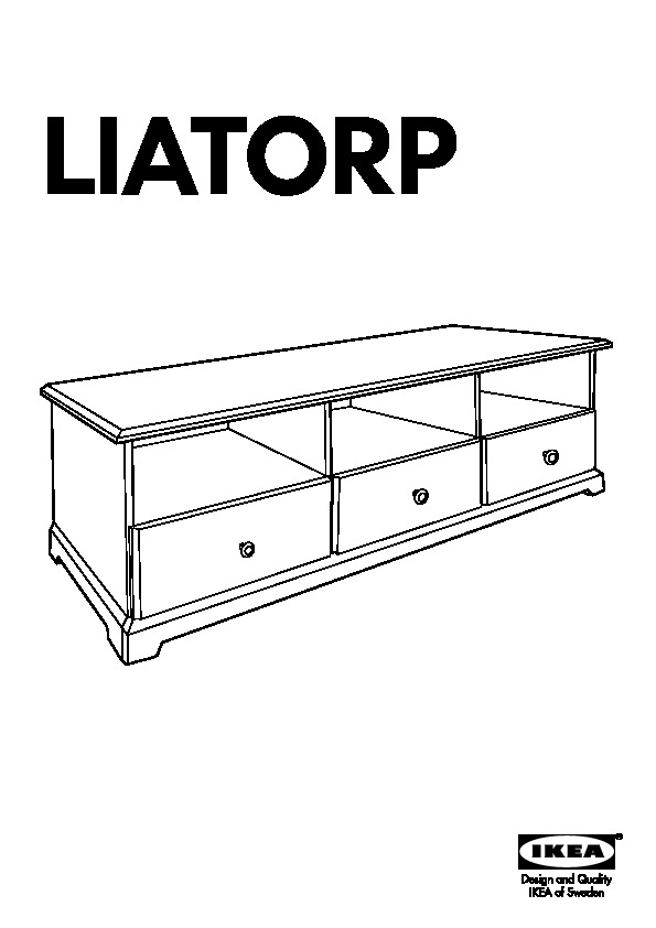 LIATORP TV bench