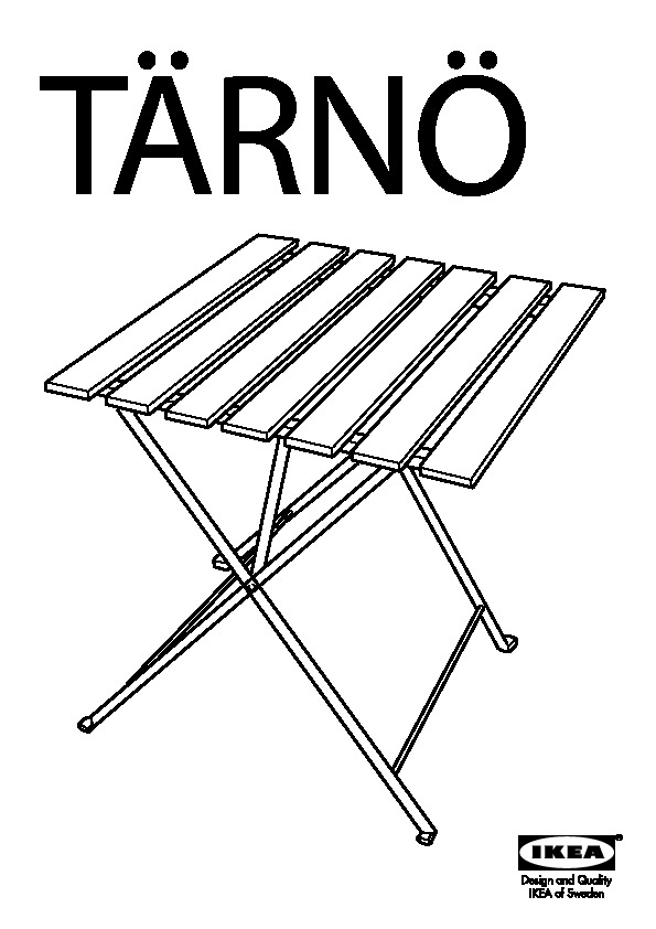 TÄRNÖ folding table