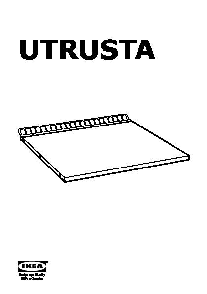 UTRUSTA Shelf for built-in oven/fridge cab