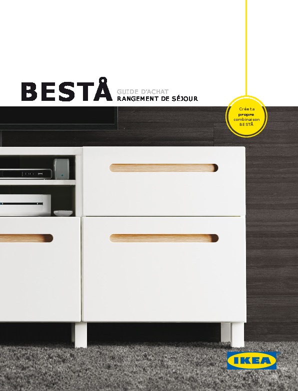 IKEA Belgique - Guide Rangement Sejour BESTA 2016