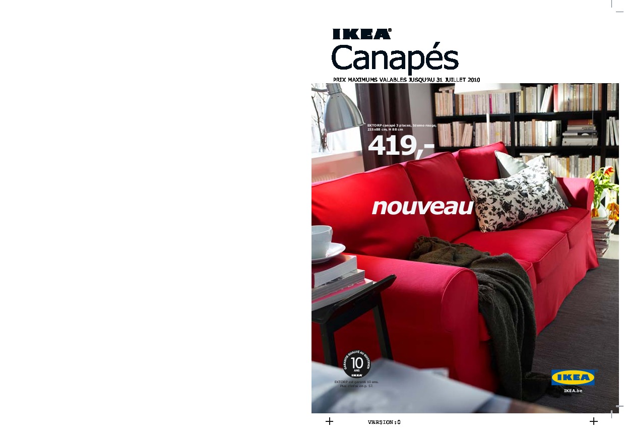 IKEA Belgique - Canapes 2010