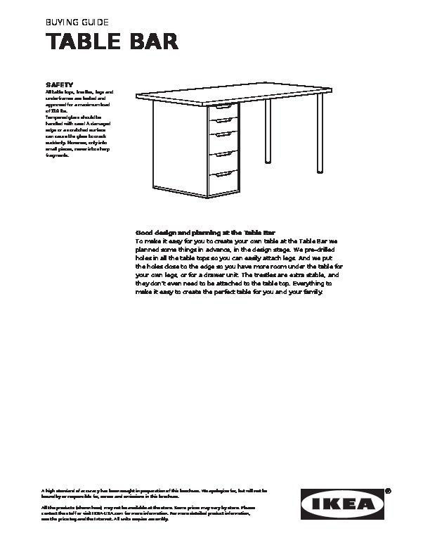 IKEA Canada - Table bar bg 050115