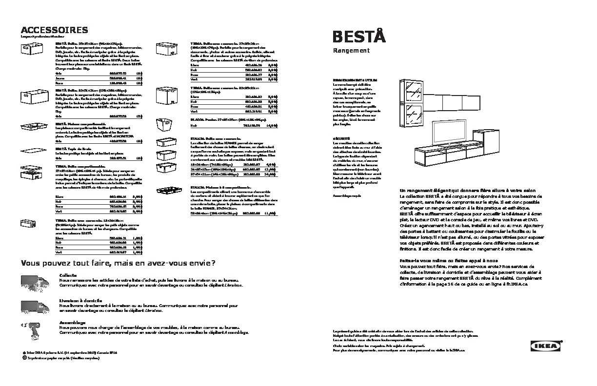 IKEA Canada - BESTA buying guide FY16 FR