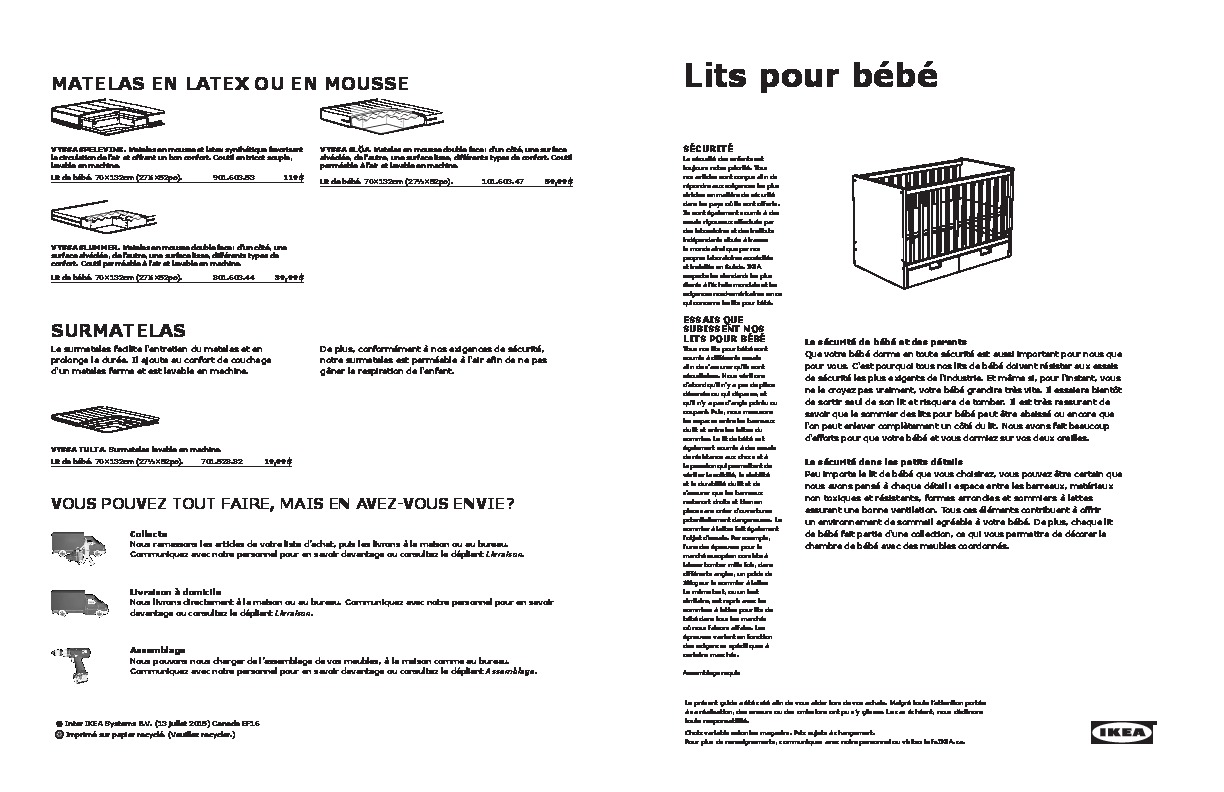 IKEA Canada - Cribs buying guide FY16 FR