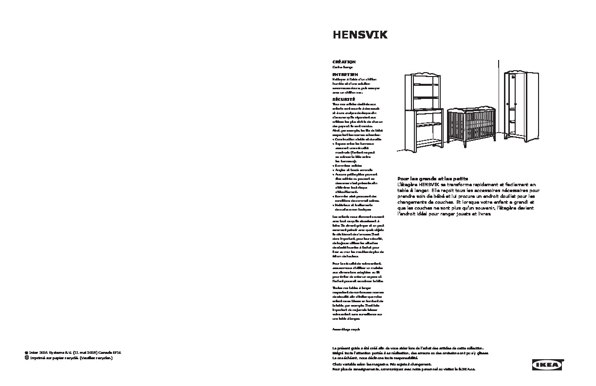 IKEA Canada - HENSVIK buying guide FY16 FR
