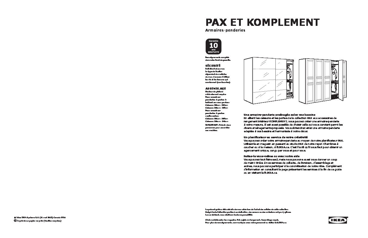 IKEA Canada - PAX buying guide FY16 FR