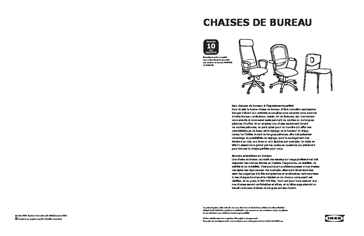 IKEA Canada - Workchairs buying guide FY16 FR