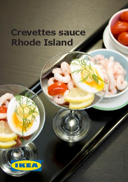 Fiche Recette IKEA Crevettes sauce Rhode Island