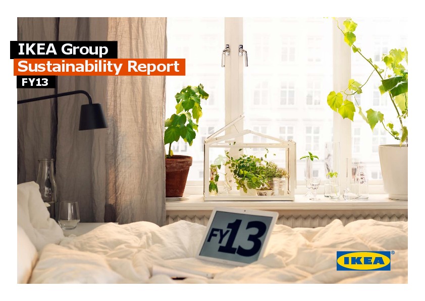 IKEA UK - Group Sustainability Report FY13