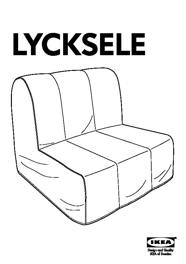 LYCKSELE structure chauffeuse convertible