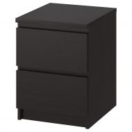 Malm Chest With 2 Drawers Black Brown Ikea United States Ikeapedia