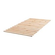 Sultan Lade Slatted Bed Base Solid Wood, Ikea Sultan Lade Bed Frame