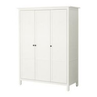 Hemnes Wardrobe With 3 Doors White Stain Ikeapedia