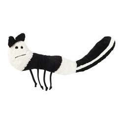 SAGOSKATT Soft toy skunk, white (IKEA 