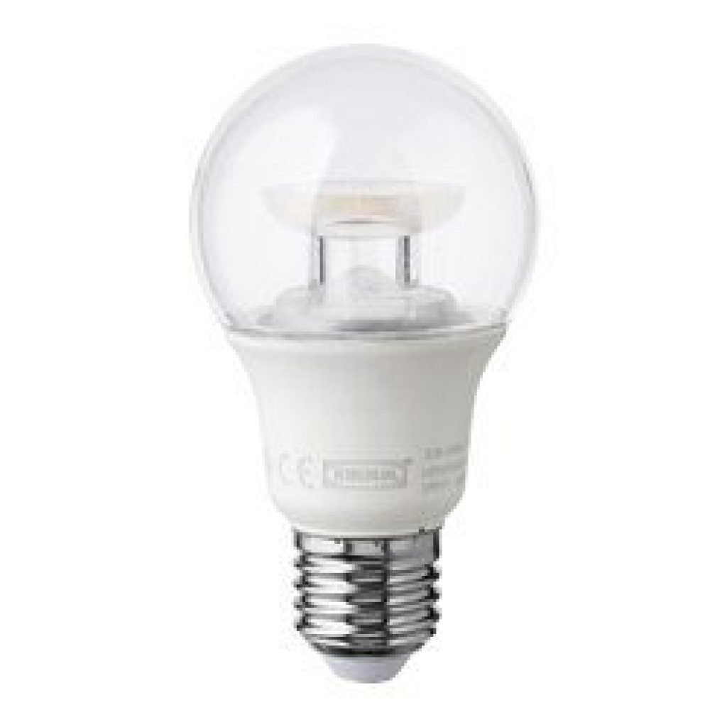 LEDARE bulb dimmable, globe clear - IKEAPEDIA