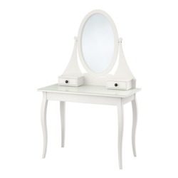 Hemnes Dressing Table With Mirror White, Ikea Childrens Vanity