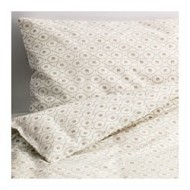 Hjartevan Crib Duvet Cover Pillowcase White Beige Ikea United
