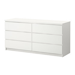 Malm 6 Drawer Dresser White Ikeapedia, Malm Six Drawer Dresser Instructions