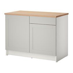 KNOXHULT Élément bas avec portes et tiroir, blanc, 120 cm - IKEA