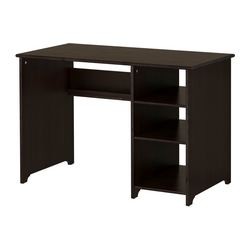 Vallvik Desk Black Brown Ikea United States Ikeapedia