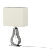 off-white 44 cm & 60 cm  *Brand IKEA* *New* KLABB Table lamp Nickel-plated 