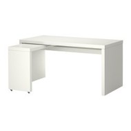 Malm Desk With Pull Out Panel White Ikea United Kingdom Ikeapedia