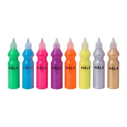 MÅLA Peinture fluo/paillettée, multicolore coloris assortis - IKEA