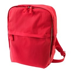 FORENKLA Backpack red IKEAPEDIA