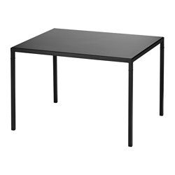 NYBODA Coffee table w reversible table top black/beige - IKEAPEDIA