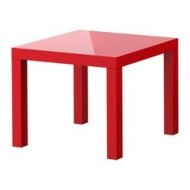 Strømcelle Converge lykke LACK Side table high gloss red - IKEAPEDIA