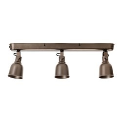HEKTAR Ceiling track, 3-spots bronze-colour IKEAPEDIA