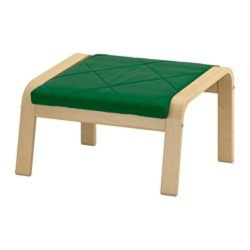 IKEA POANG Ottoman Footstool Cushion Sandbacka Green Footstool not included 