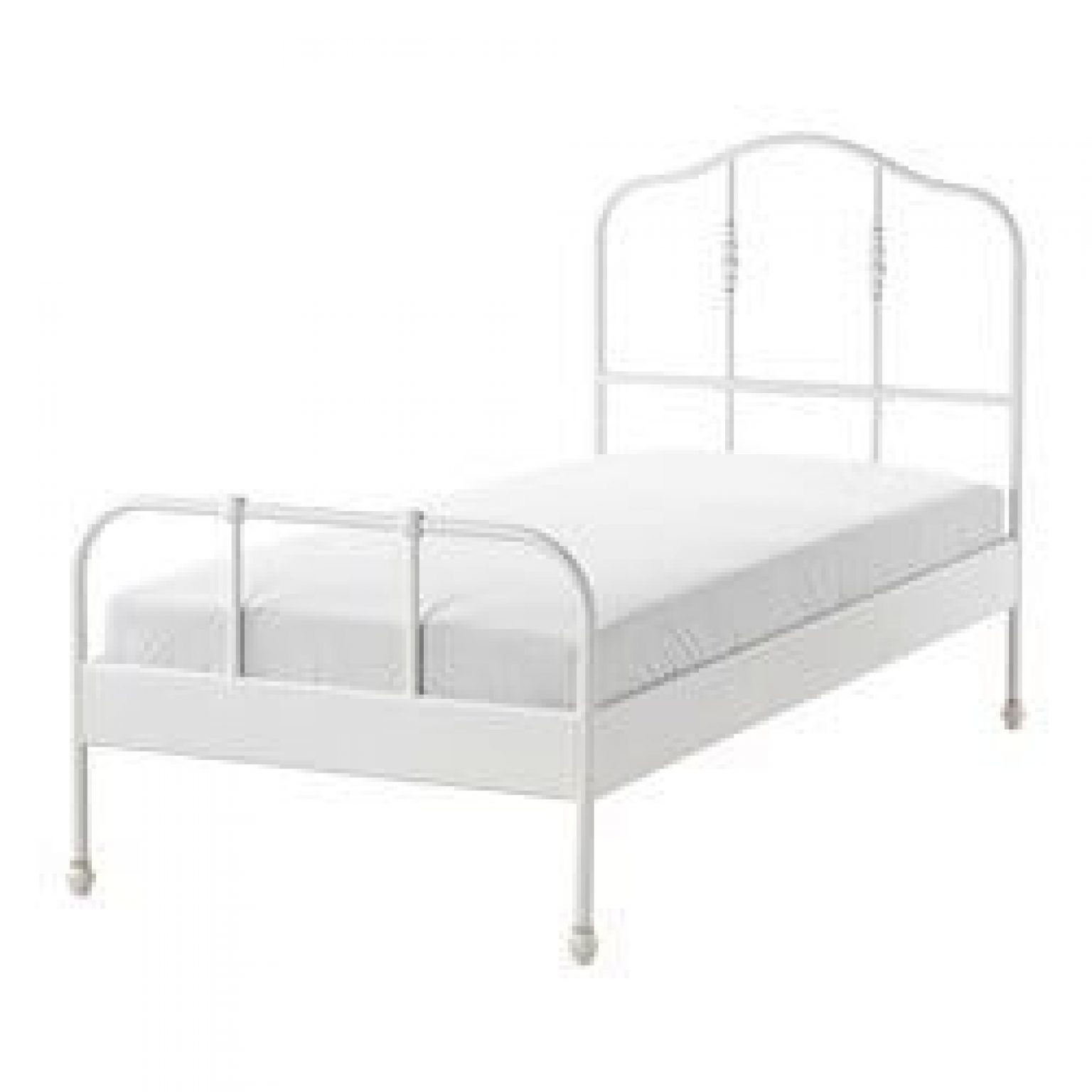 SAGSTUA Bed frame SAGSTUA white, Lönset - IKEAPEDIA