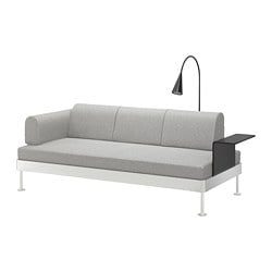 mando Estúpido superstición DELAKTIG Sofa with side table and lamp Tallmyra white/black - IKEAPEDIA