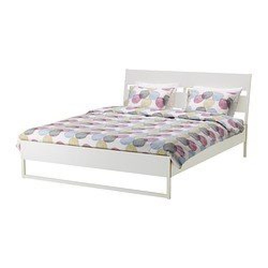 TRYSIL Bed frame white, Luröy - IKEAPEDIA