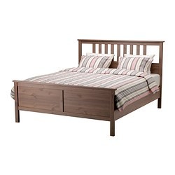 Onmiddellijk taart thermometer HEMNES Bed frame gray-brown, Laxeby - IKEAPEDIA
