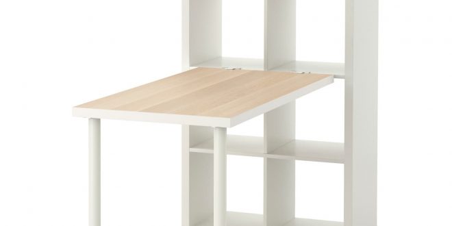 Kallax Desk Combination White Stained Oak Effect White Ikea