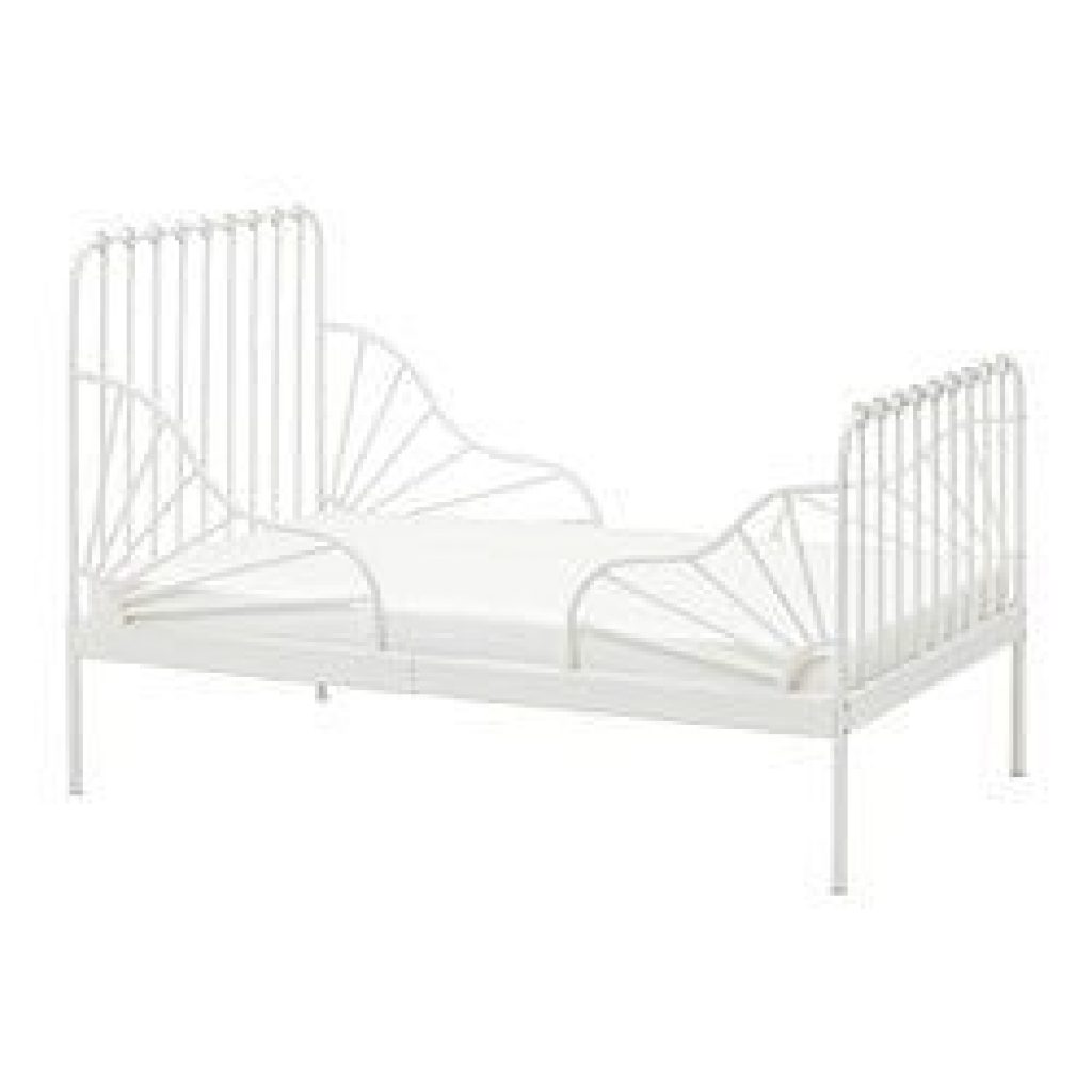 Minnen Ext Bed Frame With Slatted, Ikea Bed Frame Slats Instructions