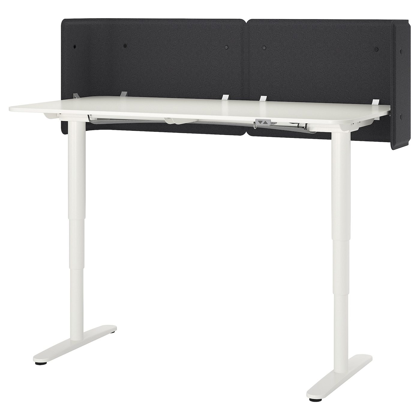 Bekant Reception Desk Sit Stand Bekant White - Ikeapedia