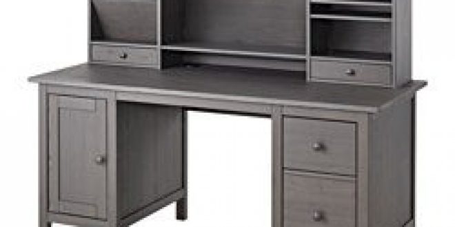 Hemnes Desk With Add On Unit Gray Ikea United States Ikeapedia