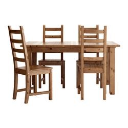 Stornas Kaustby Table And 4 Chairs Antique Stain Ikea United