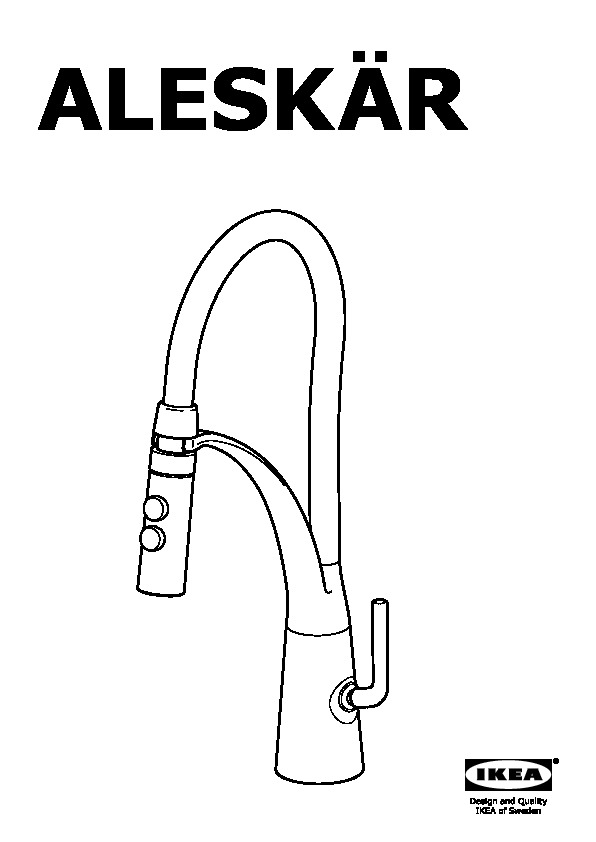 ALESKÄR Kitchen faucet