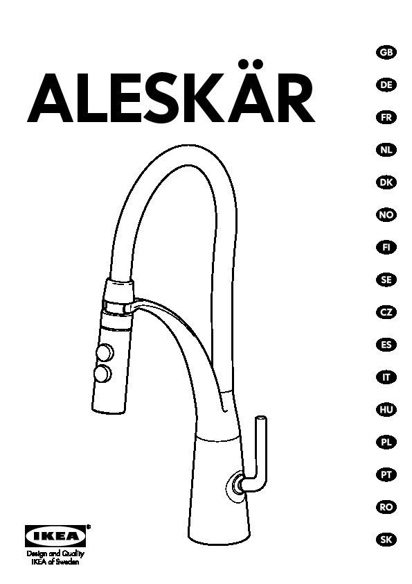 ALESKÄR Kitchen faucet