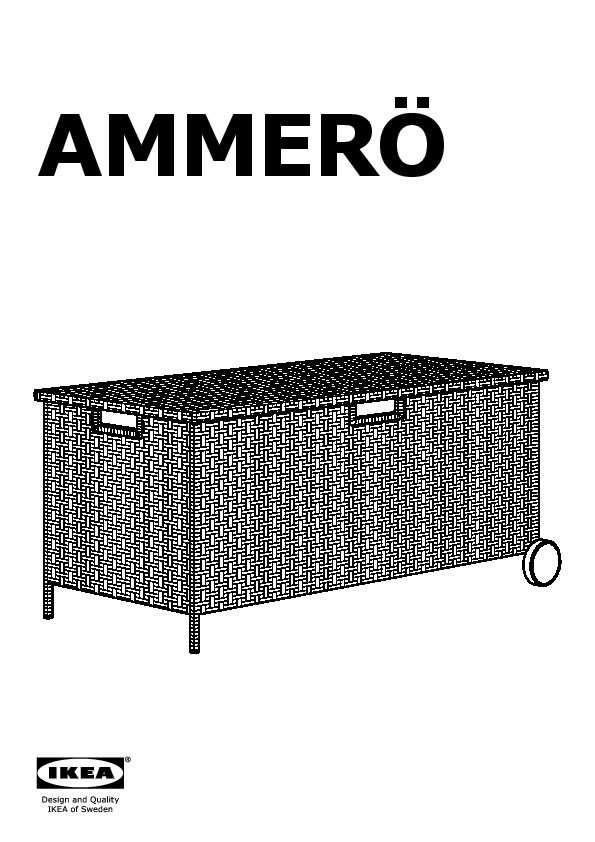 AMMERÖ Storage bench