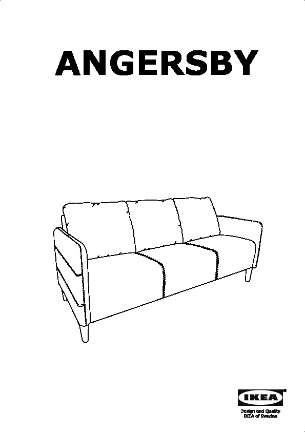 ANGERSBY 3er-Sofa
