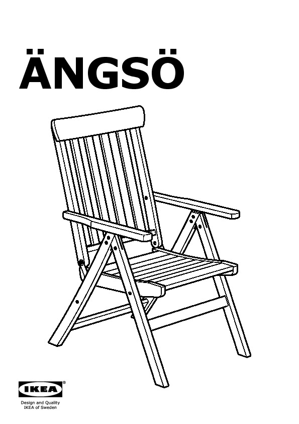 ÄNGSÖ Reclining chair, outdoor