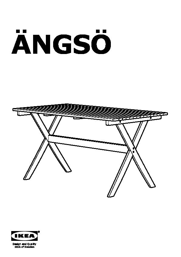 ÄNGSÖ Table, outdoor