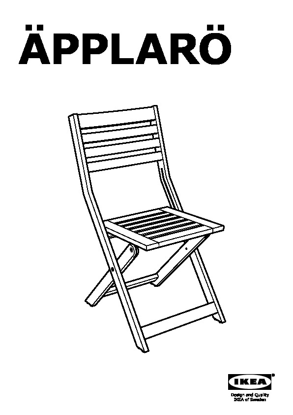ÄPPLARÖ chair, outdoor